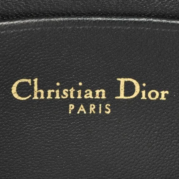 CHRISTIAN DIOR Black Leather Shoulder Bag - Picture 9 of 10